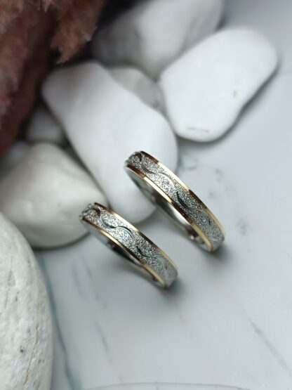 Pair of wedding rings 4mm (CODE: 00499)