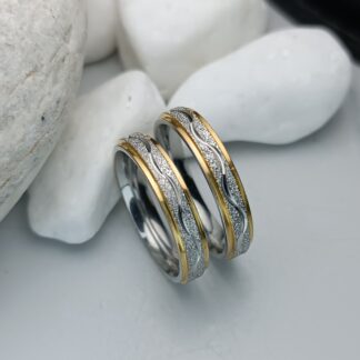 Pair of wedding rings 4mm (CODE: 00499)