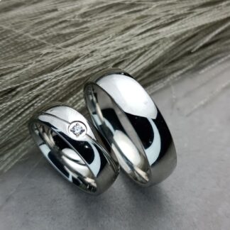 Pair of polished wedding rings 6mm (CODE:0507751)