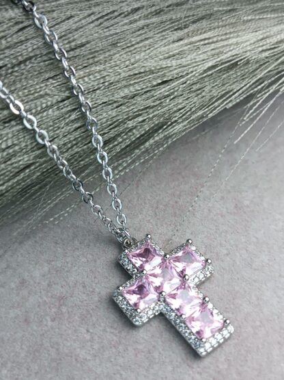 Steel Cross with Chain (CODE: 66441)