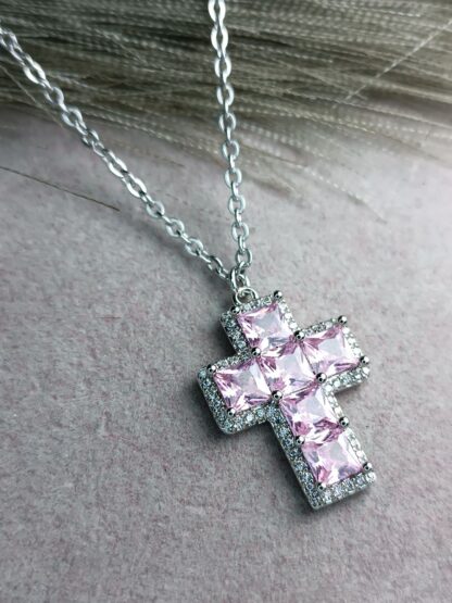 Steel Cross with Chain (CODE: 66441)