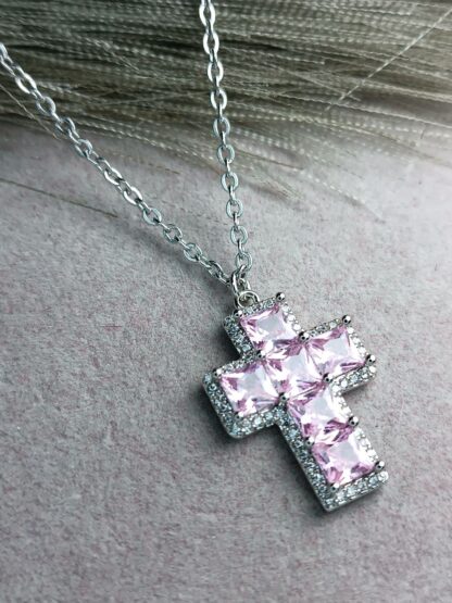 Steel Cross with Chain (CODE: 66441)