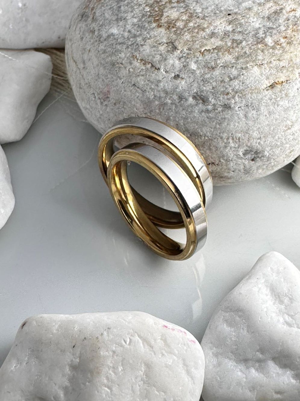 Ανδρικό & Γυναικείο Δαχτυλίδι Ανοξείδωτο Ατσάλι Δίχρωμο – Χρυσό & Ασημί Φινίρισμα(ΚΩΔ:5511) Ανδρικό & Γυναικείο Δαχτυλίδι Ανοξείδωτο Ατσάλι Δίχρωμο – Χρυσό & Ασημί Φινίρισμα(ΚΩΔ:5511)