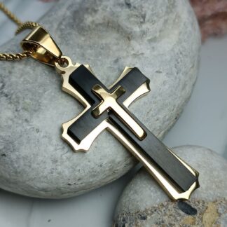 CROSS WITH EARRINGS (CODE: 7452100)