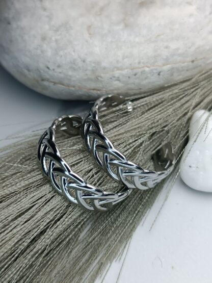 Hoop earrings in silver (CODE:20)