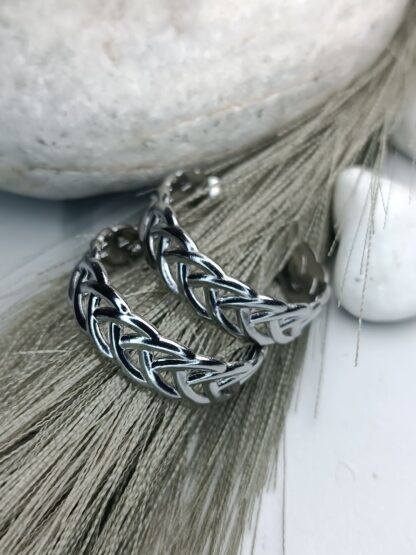 Hoop earrings in silver (CODE:20)