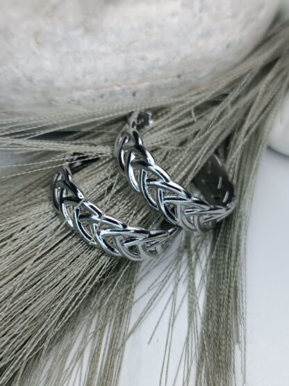 Hoop earrings in silver (CODE:20)