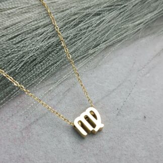 Steel Necklace zodiac sign VIRGO (CODE: 0201)