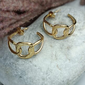 Steel Hoop Earrings (CODE: 10)