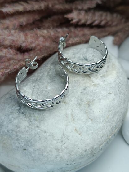 Steel Hoop Earrings (CODE:20)