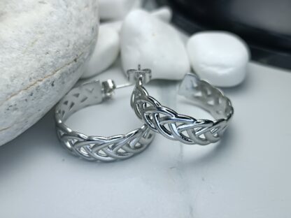 Steel Hoop Earrings (CODE:20)