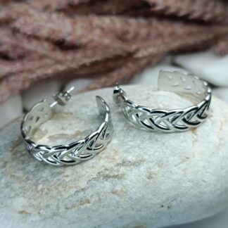 Steel Hoop Earrings (CODE:20)