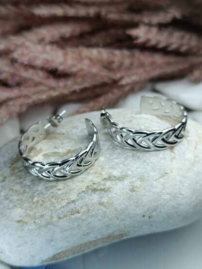 Steel Hoop Earrings (CODE:20)