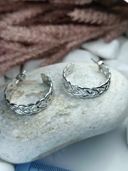 Steel Hoop Earrings (CODE:20)