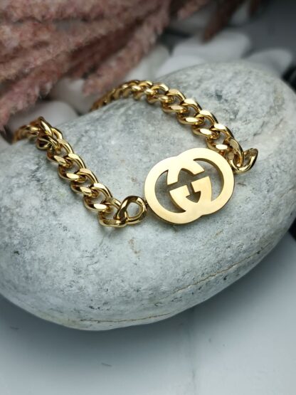 Gold enamel bracelet (CODE: 8009)