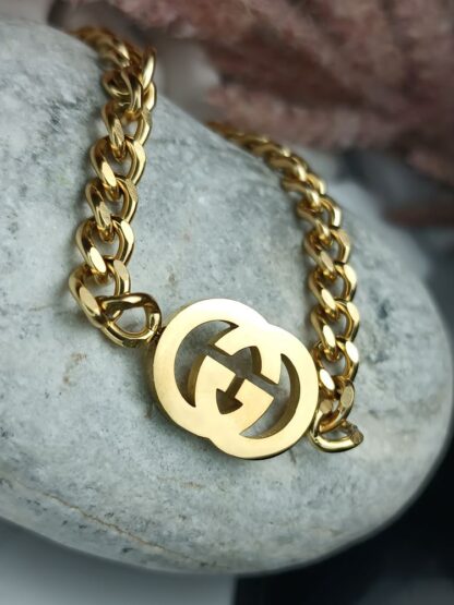 Gold enamel bracelet (CODE: 8009)