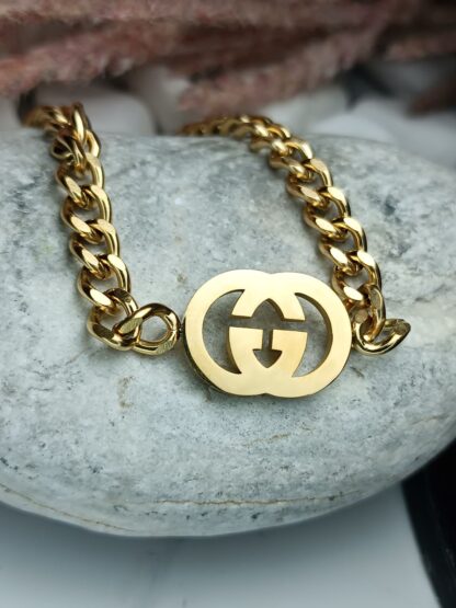 Gold enamel bracelet (CODE: 8009)