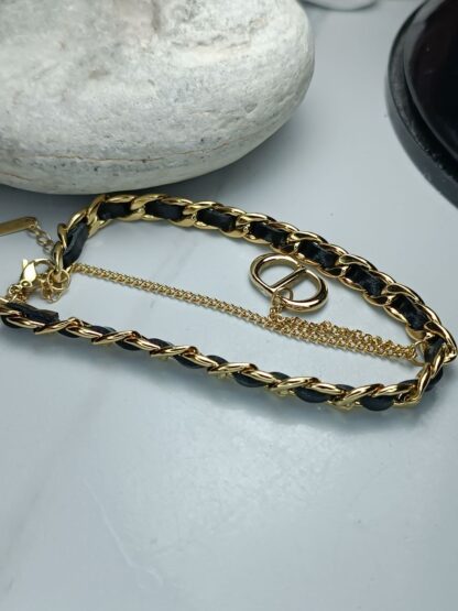 Steel Gold Bracelet (CODE: 8007)