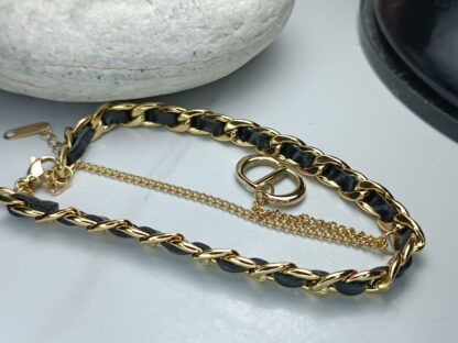 Steel Gold Bracelet (CODE: 8007)