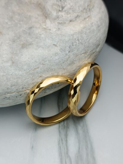 Pair of wedding rings in yellow gold (CODE: 8075)