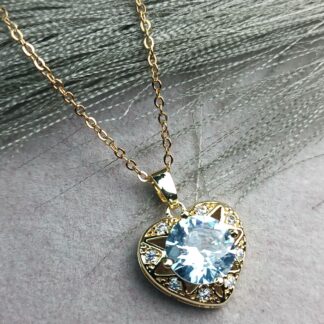 Round rhinestone necklace with pearls (CODE:8113)