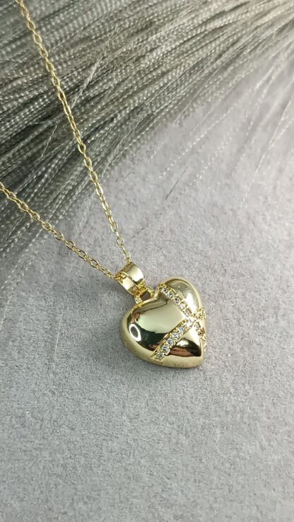 Pendant with hanging hearts (CODE:8178)