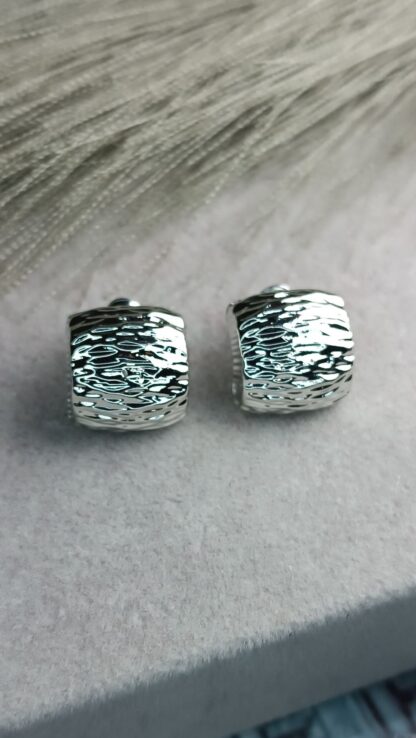 Embossed, textured earrings (CODE:8172)