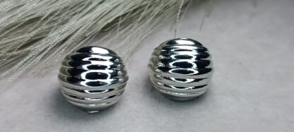 Silver polished earrings (CODE:8153)