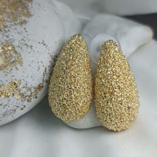 Χρυσά Σκουλαρίκια Δάκρυ από Ανοξείδωτο Ατσάλι με Ανάγλυφη Υφή – (ΚΩΔ:8172) Χρυσά Σκουλαρίκια Δάκρυ από Ανοξείδωτο Ατσάλι με Ανάγλυφη Υφή – (ΚΩΔ:8172)