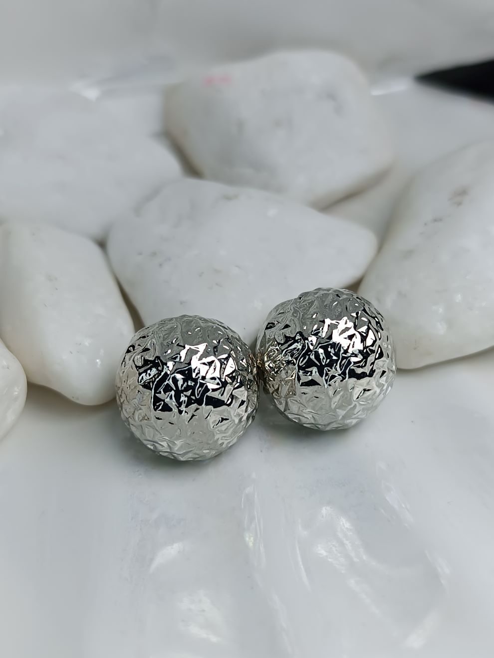 Ασημί Σφυρήλατα Σκουλαρίκια από Ανοξείδωτο Ατσάλι – Στρογγυλά Studs(ΚΩΔ:8151) Ασημί Σφυρήλατα Σκουλαρίκια από Ανοξείδωτο Ατσάλι – Στρογγυλά Studs(ΚΩΔ:8151)