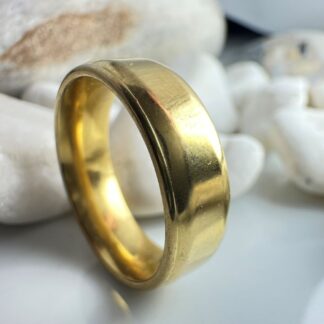 Χρυσό Unisex Δαχτυλίδι από Ατσάλι – Κλασικό Γυαλιστερό Φινίρισμα για Άνδρες & Γυναίκες (ΚΩΔ:8155) Χρυσό Unisex Δαχτυλίδι από Ατσάλι – Κλασικό Γυαλιστερό Φινίρισμα για Άνδρες & Γυναίκες (ΚΩΔ:8155)