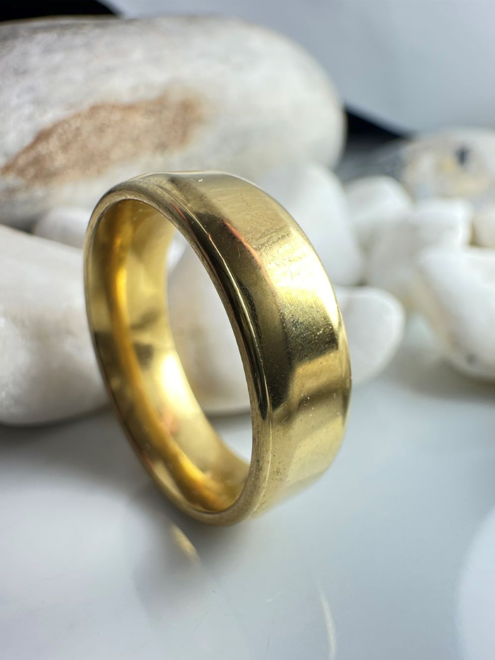 Χρυσό Unisex Δαχτυλίδι από Ατσάλι – Κλασικό Γυαλιστερό Φινίρισμα για Άνδρες & Γυναίκες (ΚΩΔ:8155) Χρυσό Unisex Δαχτυλίδι από Ατσάλι – Κλασικό Γυαλιστερό Φινίρισμα για Άνδρες & Γυναίκες (ΚΩΔ:8155)