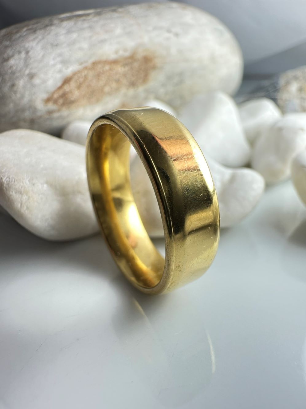 Χρυσό Unisex Δαχτυλίδι από Ατσάλι – Κλασικό Γυαλιστερό Φινίρισμα για Άνδρες & Γυναίκες (ΚΩΔ:8155) Χρυσό Unisex Δαχτυλίδι από Ατσάλι – Κλασικό Γυαλιστερό Φινίρισμα για Άνδρες & Γυναίκες (ΚΩΔ:8155)