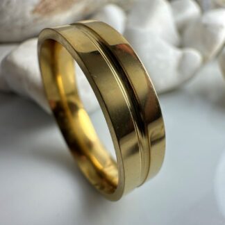 Χρυσό Unisex Δαχτυλίδι από Ατσάλι με Κεντρική Γραμμή – Κομψό και Ανθεκτικό Κόσμημα για Άνδρες & Γυναίκες (ΚΩΔ:8154) Χρυσό Unisex Δαχτυλίδι από Ατσάλι με Κεντρική Γραμμή – Κομψό και Ανθεκτικό Κόσμημα για Άνδρες & Γυναίκες (ΚΩΔ:8154)