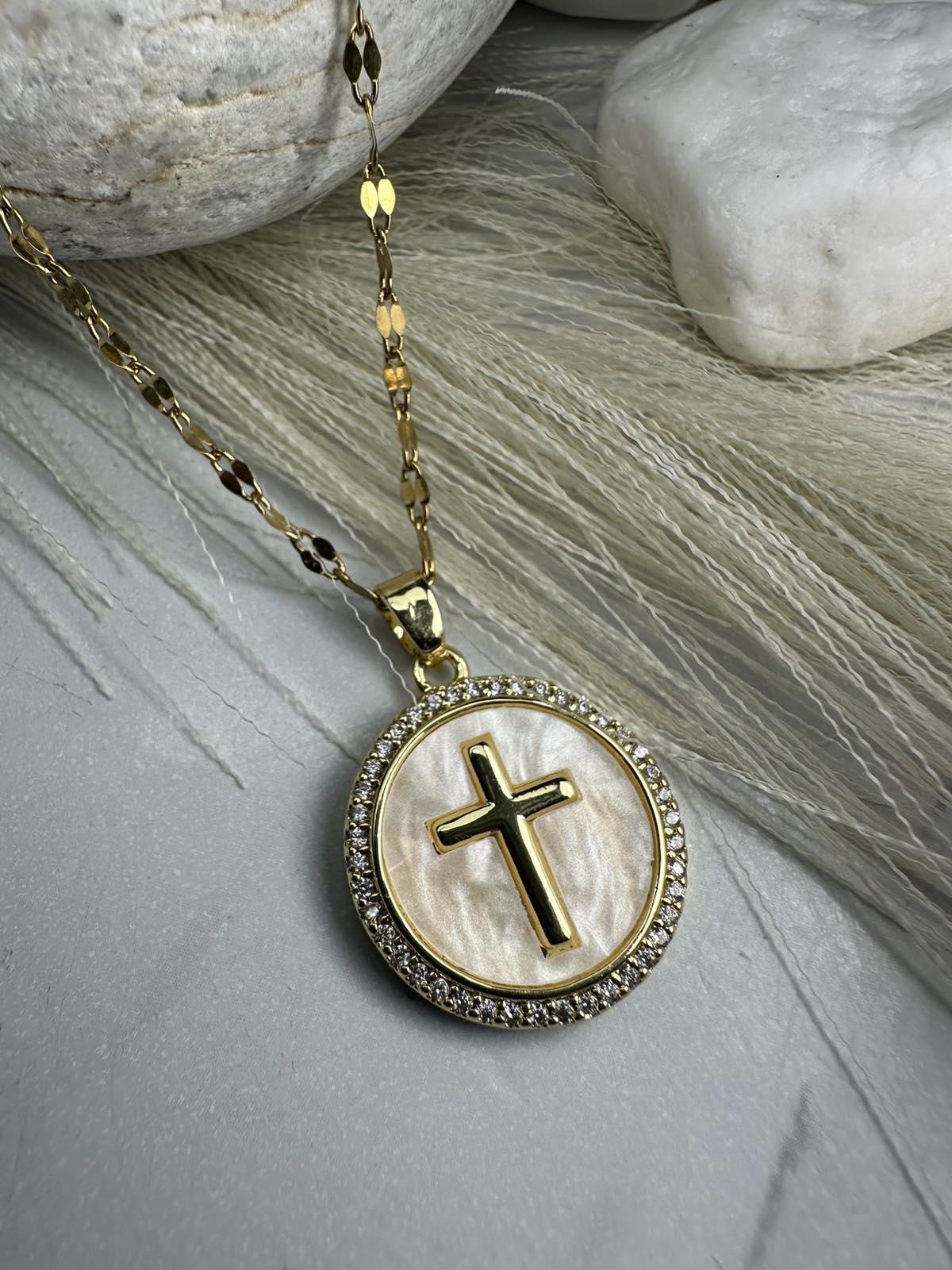 Γυναικείο Χρυσό Μενταγιόν με Σταυρό (ΚΩΔ:58411) Γυναικείο Χρυσό Μενταγιόν με Σταυρό (ΚΩΔ:58411)