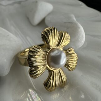 Δαχτυλίδι "Θαλάσσιο Άνθος" – Ατσάλι Επιχρυσωμένο (ΚΩΔ:0041) Δαχτυλίδι "Θαλάσσιο Άνθος" – Ατσάλι Επιχρυσωμένο (ΚΩΔ:0041)