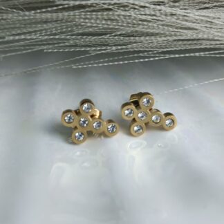 Σκουλαρίκια από Επιχρυσωμένο Ατσάλι με Κρυστάλλους (ΚΩΔ:5579) Σκουλαρίκια από Επιχρυσωμένο Ατσάλι με Κρυστάλλους (ΚΩΔ:5579)