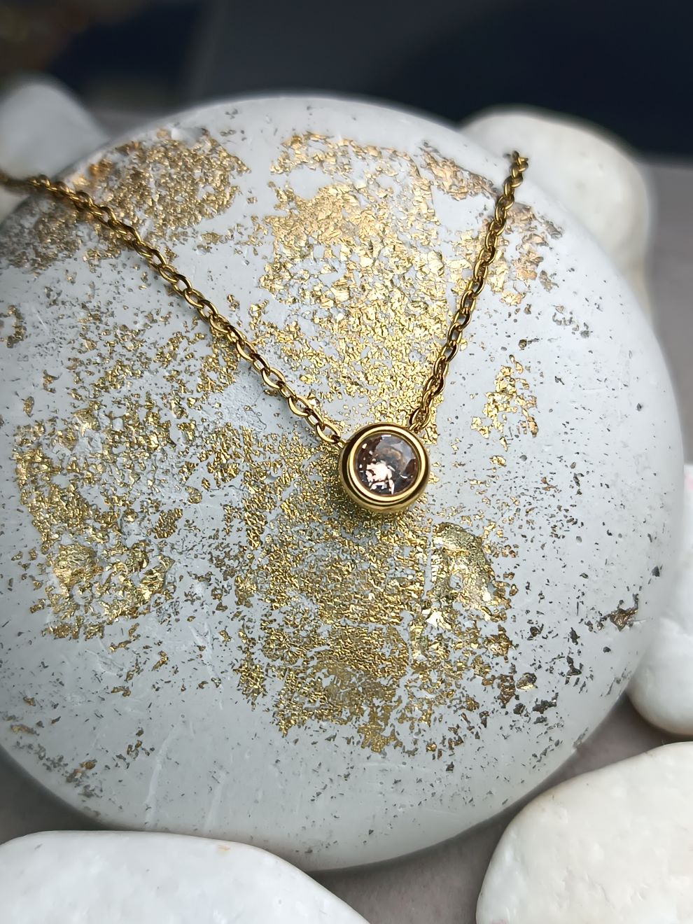 Γυναικείο Κολιέ από Ατσάλι με Ροζ Κρύσταλλο(ΚΩΔ:55991) Γυναικείο Κολιέ από Ατσάλι με Ροζ Κρύσταλλο(ΚΩΔ:55991)