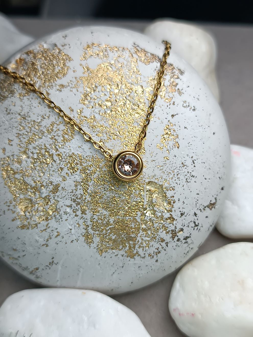 Γυναικείο Κολιέ από Ατσάλι με Ροζ Κρύσταλλο(ΚΩΔ:55991) Γυναικείο Κολιέ από Ατσάλι με Ροζ Κρύσταλλο(ΚΩΔ:55991)