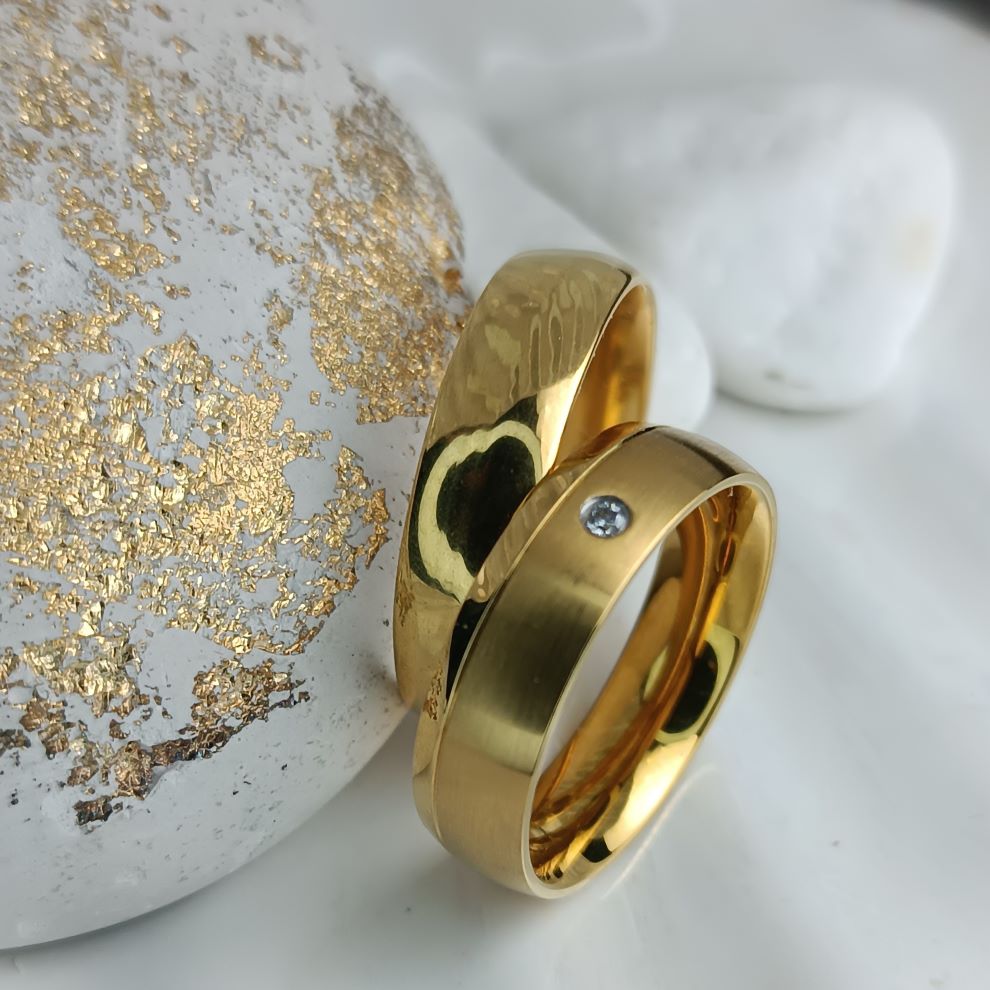 Σετ Χρυσές Βέρες από Ατσάλι με Κρύσταλλο (ΚΩΔ:99441) – Κομψές & Διαχρονικές | Kosmimatomania | Kosmimatomania.gr Σετ Χρυσές Βέρες από Ατσάλι με Κρύσταλλο (ΚΩΔ:99441) – Κομψές & Διαχρονικές | Kosmimatomania | Kosmimatomania.gr