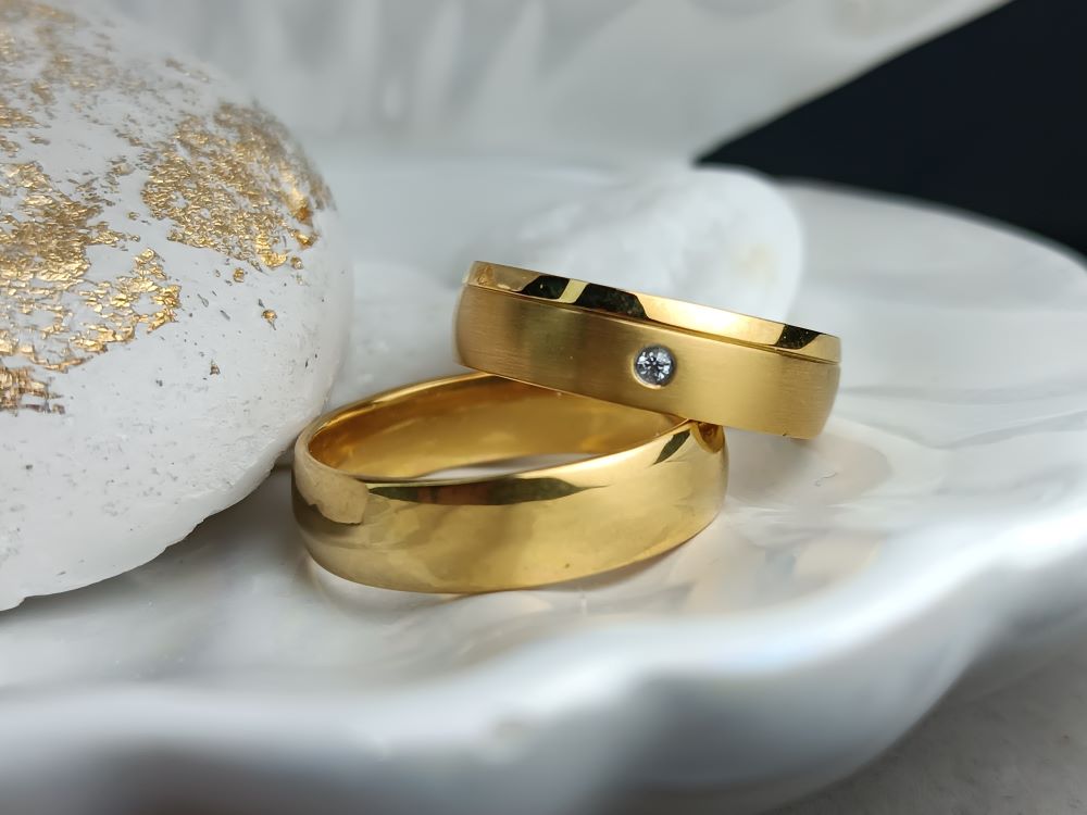 Σετ Χρυσές Βέρες από Ατσάλι με Κρύσταλλο (ΚΩΔ:99441) – Κομψές & Διαχρονικές | Kosmimatomania | Kosmimatomania.gr Σετ Χρυσές Βέρες από Ατσάλι με Κρύσταλλο (ΚΩΔ:99441) – Κομψές & Διαχρονικές | Kosmimatomania | Kosmimatomania.gr