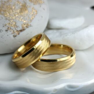 Ανδρικές & Γυναικείες Βέρες από Ατσάλι Χρυσό Χρώμα 6mm | Kosmimatomania.gr Ανδρικές & Γυναικείες Βέρες από Ατσάλι Χρυσό Χρώμα 6mm | Kosmimatomania.gr