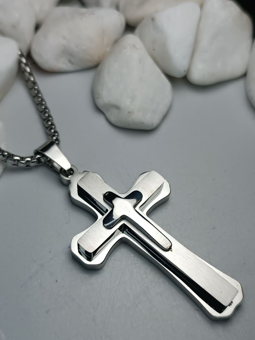 Ανδρικός Σταυρός από Ανοξείδωτο Ατσάλι (ΚΩΔ:83391) Ανδρικός Σταυρός από Ανοξείδωτο Ατσάλι (ΚΩΔ:83391)