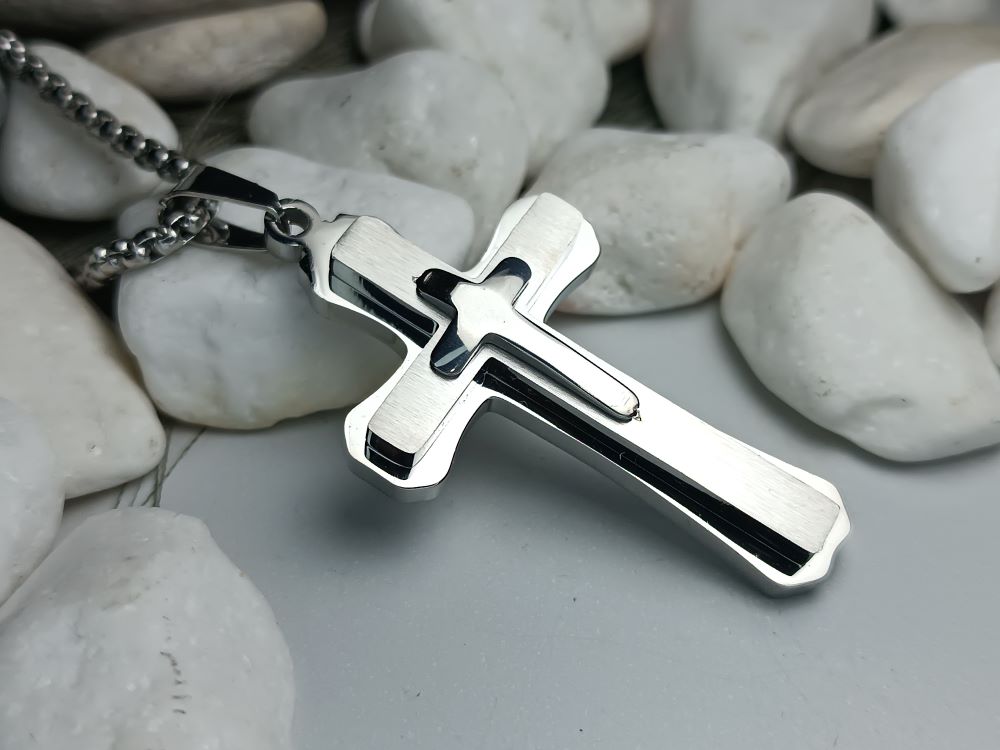 Ανδρικός Σταυρός από Ανοξείδωτο Ατσάλι (ΚΩΔ:83391) Ανδρικός Σταυρός από Ανοξείδωτο Ατσάλι (ΚΩΔ:83391)