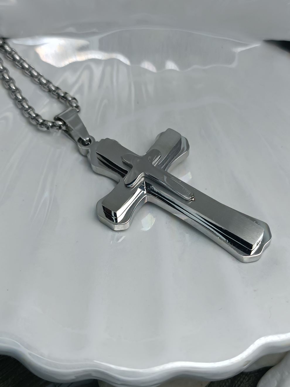 Ανδρικός Σταυρός από Ανοξείδωτο Ατσάλι (ΚΩΔ:83391) Ανδρικός Σταυρός από Ανοξείδωτο Ατσάλι (ΚΩΔ:83391)