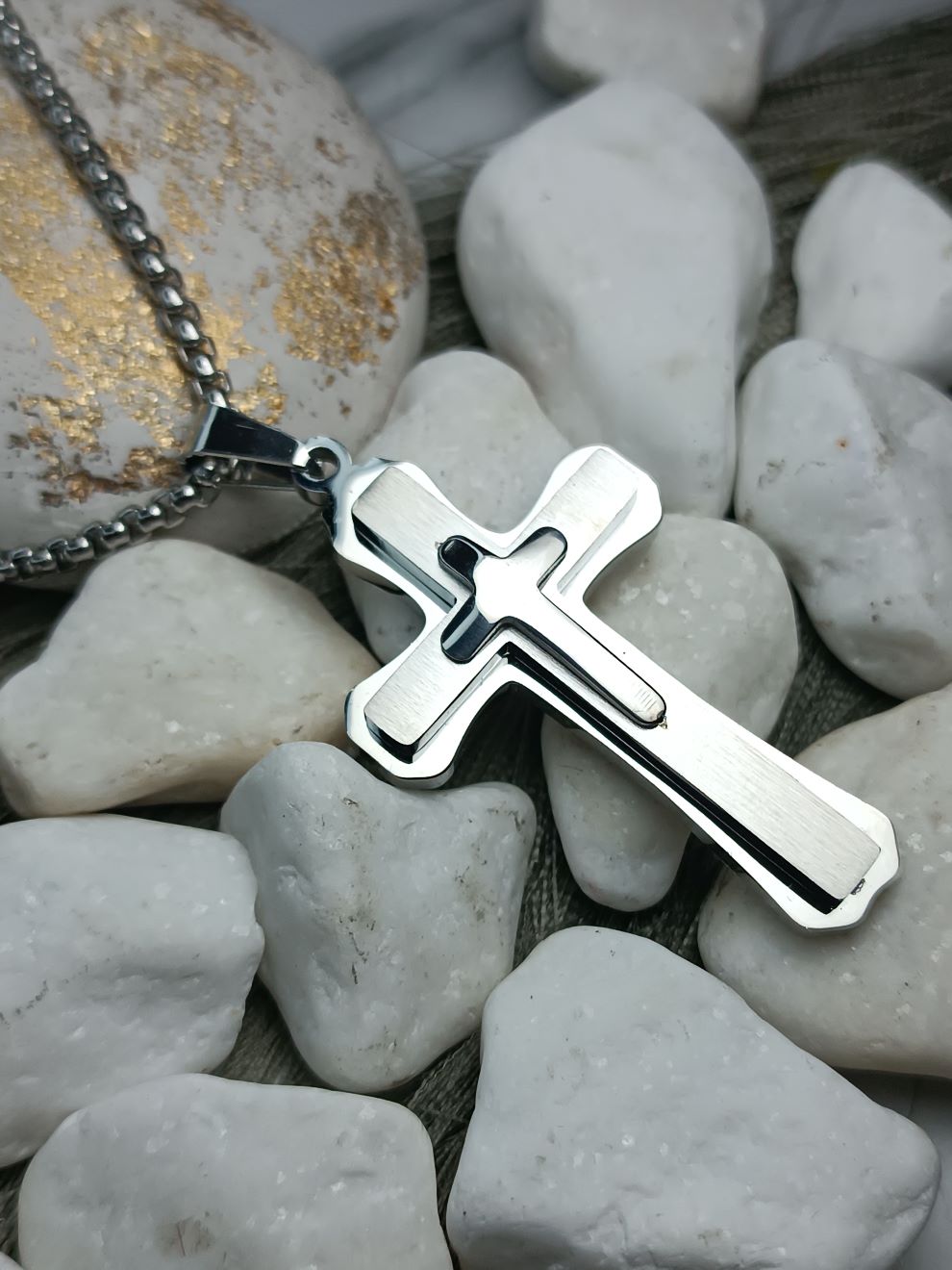 Ανδρικός Σταυρός από Ανοξείδωτο Ατσάλι (ΚΩΔ:83391) Ανδρικός Σταυρός από Ανοξείδωτο Ατσάλι (ΚΩΔ:83391)