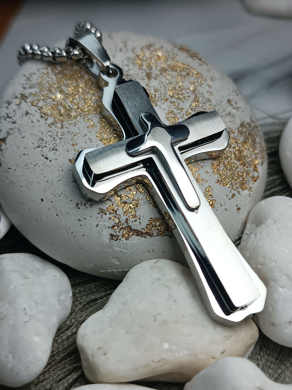 Ανδρικός Σταυρός από Ανοξείδωτο Ατσάλι (ΚΩΔ:83391) Ανδρικός Σταυρός από Ανοξείδωτο Ατσάλι (ΚΩΔ:83391)