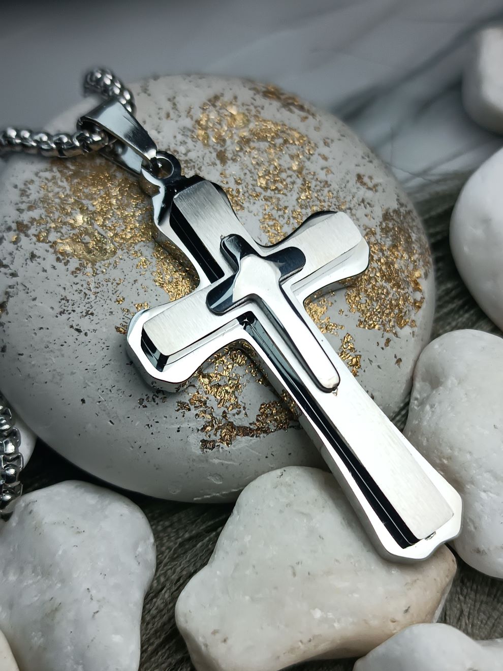 Ανδρικός Σταυρός από Ανοξείδωτο Ατσάλι (ΚΩΔ:83391) Ανδρικός Σταυρός από Ανοξείδωτο Ατσάλι (ΚΩΔ:83391)