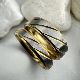 Βέρες από Ατσάλι Δίχρωμες Χρυσό & Ασημί (ΚΩΔ:44771) – Πολυτελές Σετ Γάμου | Kosmimatomania.gr Βέρες από Ατσάλι Δίχρωμες Χρυσό & Ασημί (ΚΩΔ:44771) – Πολυτελές Σετ Γάμου | Kosmimatomania.gr