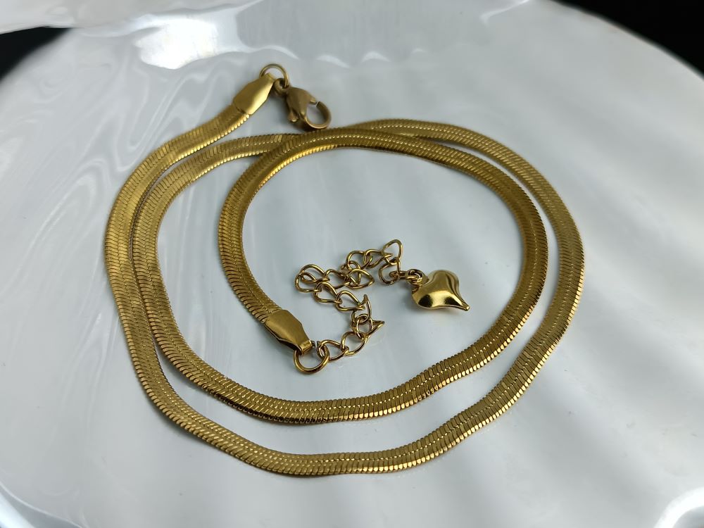 Αλυσίδα από Ατσάλι Κίτρινο Χρυσό Πλακέ Ίσια(ΚΩΔ:4561) | Kosmimatomania Αλυσίδα από Ατσάλι Κίτρινο Χρυσό Πλακέ Ίσια(ΚΩΔ:4561) | Kosmimatomania